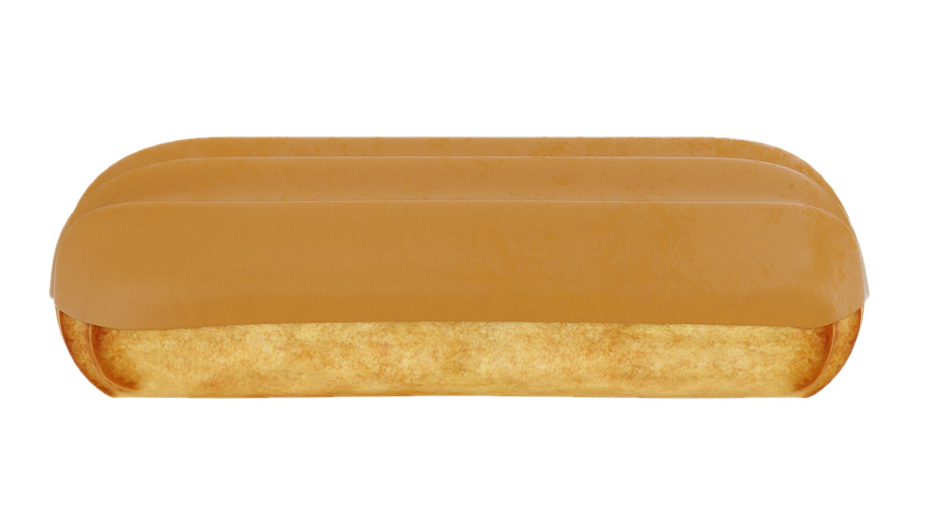 3D Caramel Glazed Eclair - TurboSquid 2414088