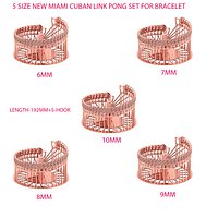 5 SIZE TEXTURE SPIRAL MIAMI CUBAN LINK