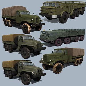 Soviet Army Cargo Trucks