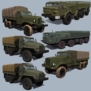 Soviet Army Cargo Trucks