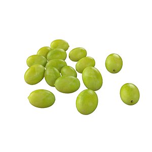 Lotus seed green pile 3D model