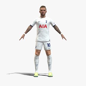 3D Rigged James Maddison Tottenham Hotspur 2024 model