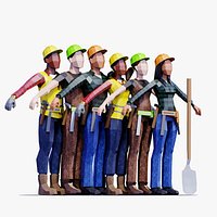 Constructors Pack - Animated and Rigged