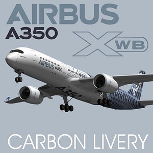 Airbus A350 XWB Carbon Livery
