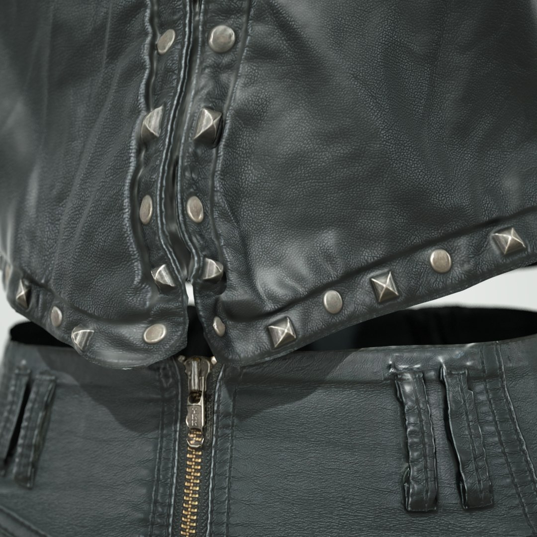 3D Leather Skirt | 1147909 | TurboSquid