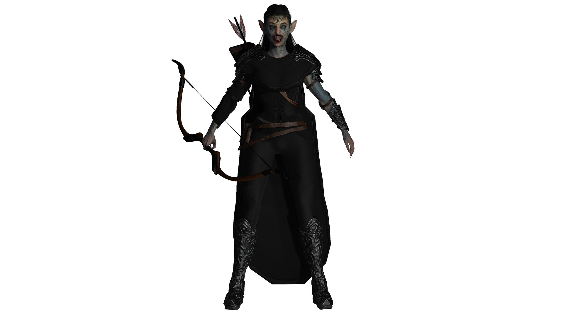 3D AAA 3D MODEL FANTASY MONSTER CREATURE CHARACTER -THE DEVIL ELF ...
