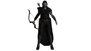 3D AAA 3D MODEL FANTASY MONSTER CREATURE CHARACTER -THE DEVIL ELF