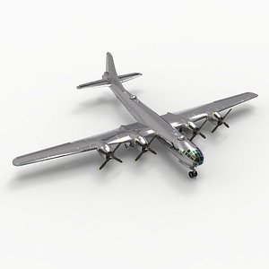 3D Boeing B-29 Superfortress