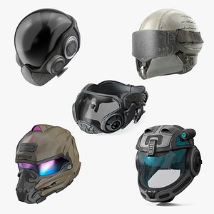 Sci-Fi Helmets Collection 3
