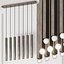 CB2 Exclusive Lineaire Bronzed Black 7 Bulb Pendant Light