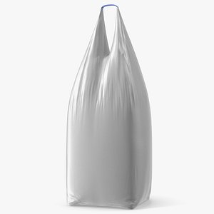 Heavy-Duty Polypropylene Bulk Bag in Lifted Position 600 kg White