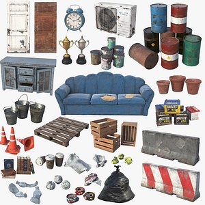 Urban Junk And Trash Collection PBR