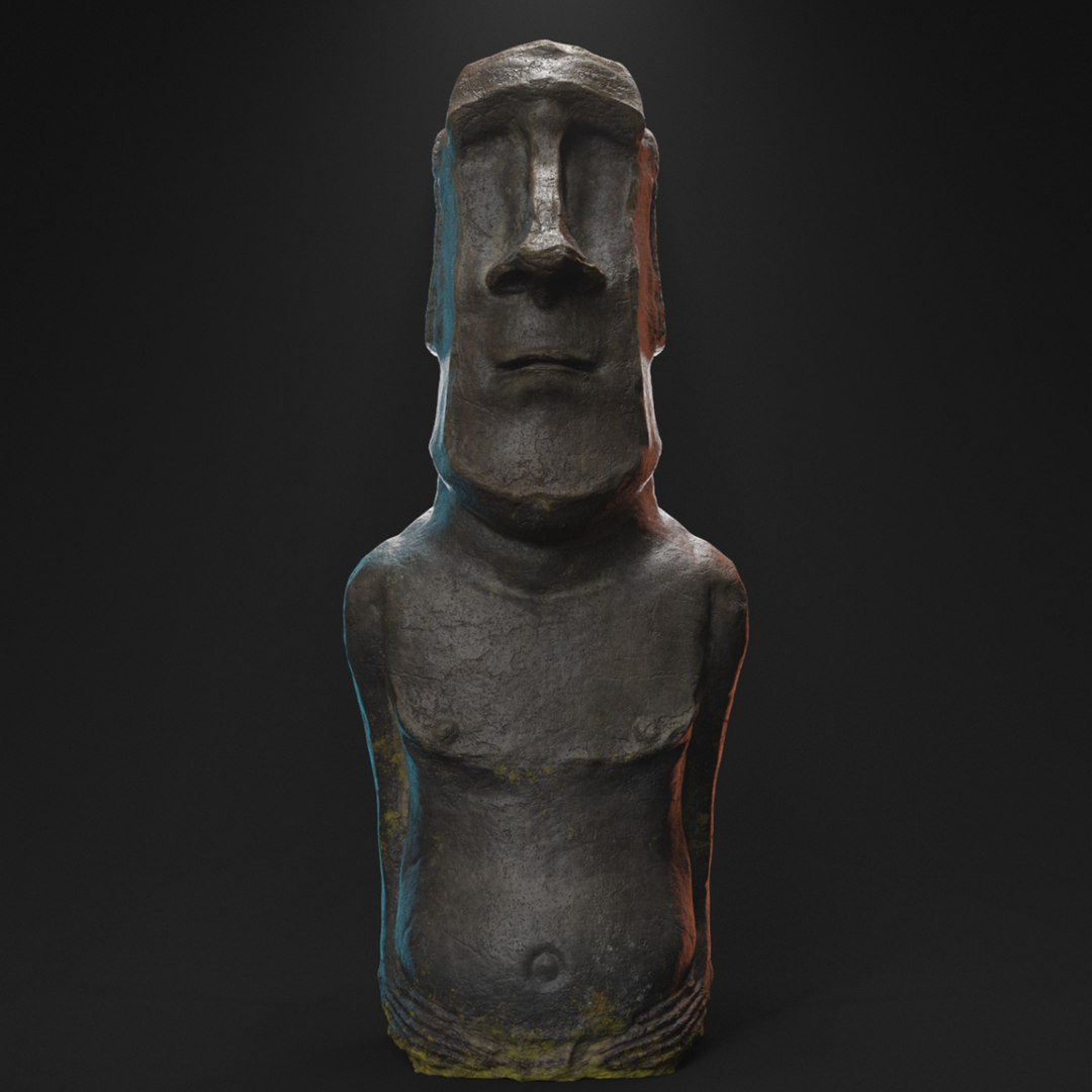 Moai Statue - Easter Island Statue 3D Model - TurboSquid 1933775
