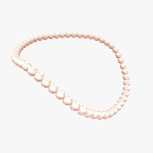 Pearl Beads Necklace 3D