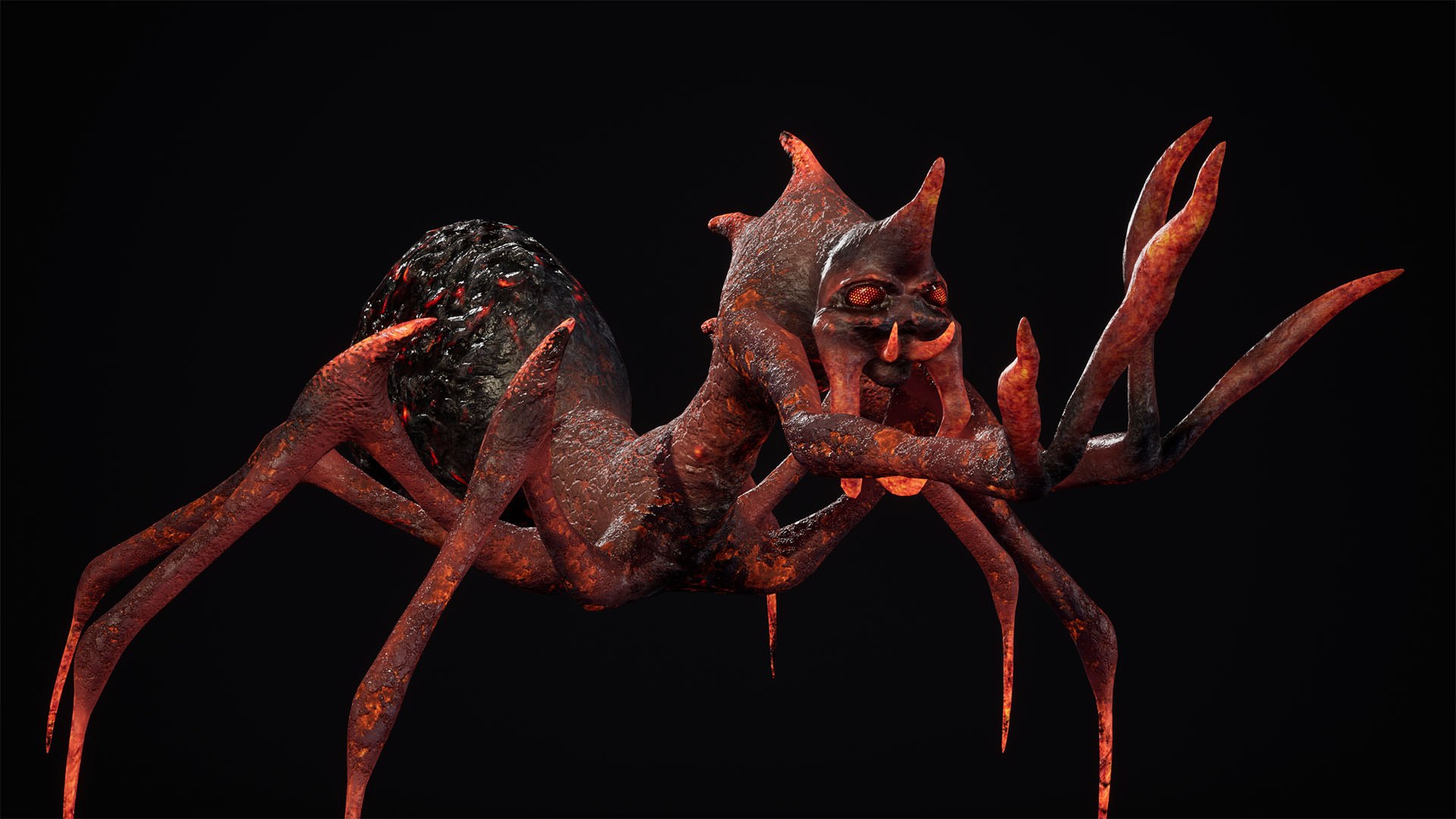 Hell arachnid 3D model https://p.turbosquid.com/ts-thumb/qA/IbfT7P/BY/7_1/jpg/1754041322/1920x1080/fit_q87/70c0f642c08cc2254eb95759808f76815d7fac51/7_1.jpg