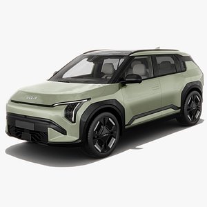 3D Kia EV3 GT-line 2025 with interior
