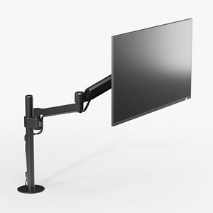 Adjustable Monitor with Mount Arm 3D model
