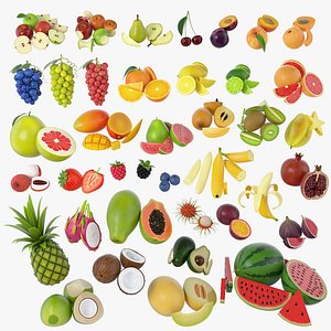 Cartoon Fruits Big Collection