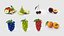 Cartoon Fruits Big Collection