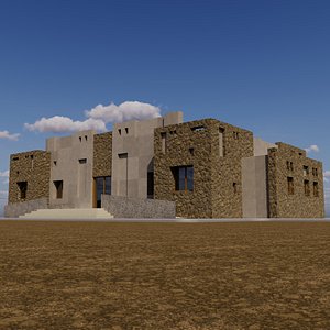 3D model Administrative Service Building