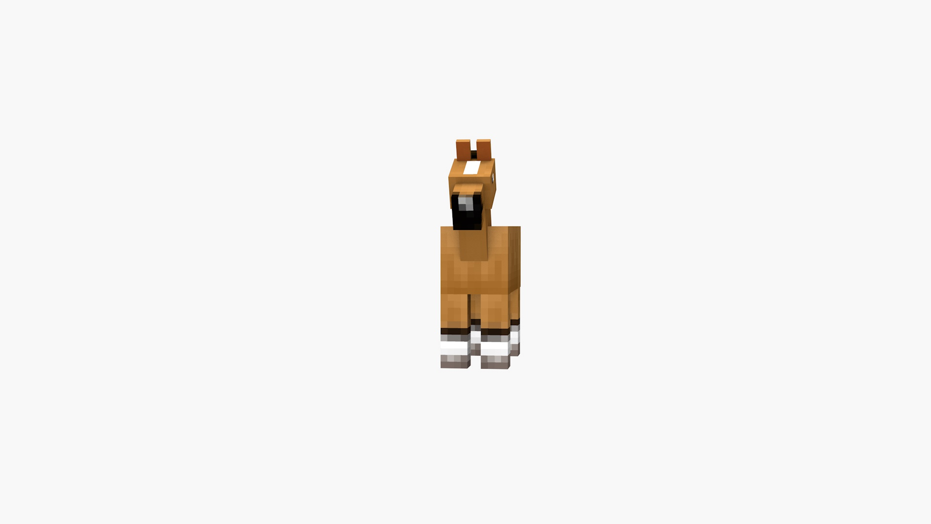 Cavalo Minecraft Modelo 3D - TurboSquid 1842572