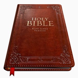 3D bible book model