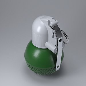 3d model of rgo grenade