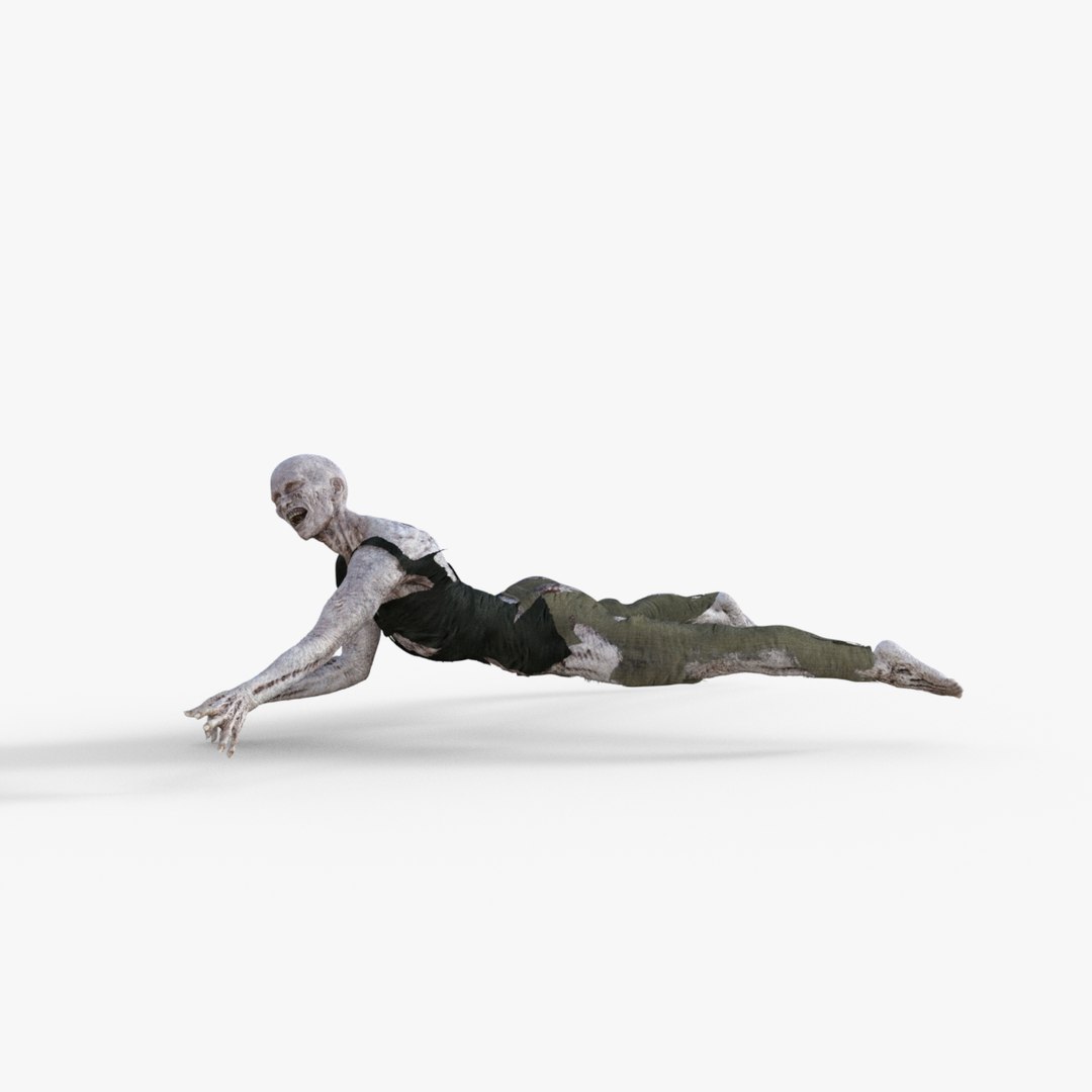 3D Zombie Rigged - TurboSquid 1976630