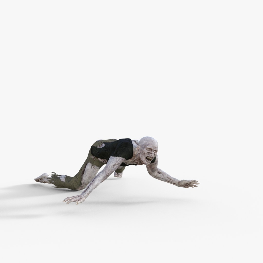 3D Zombie Rigged - TurboSquid 1976630