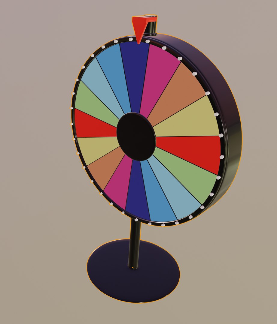 STL file Spinner - Wheel of Fortune - Drehscheibe - Glücksrad