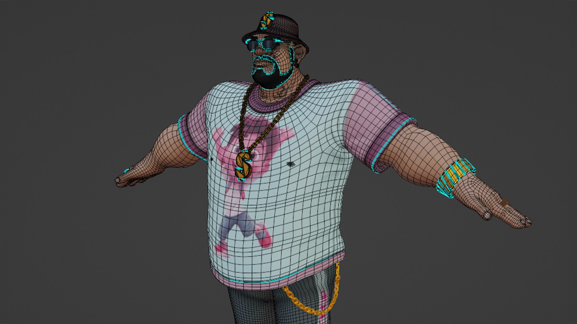 3D Model Cartoon Rigged Dancer Man-Gugu Character 3D Model - TurboSquid ...