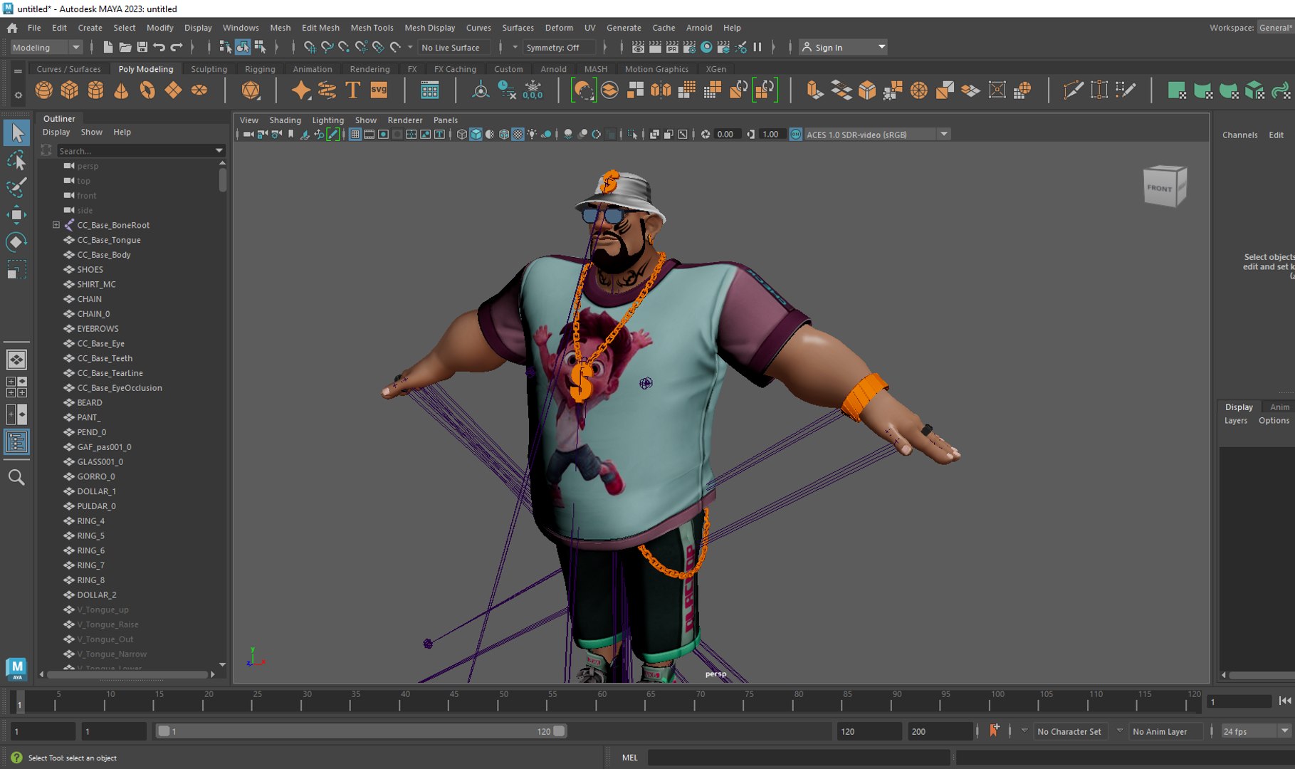 3D Model Cartoon Rigged Dancer Man-Gugu Character 3D Model - TurboSquid ...