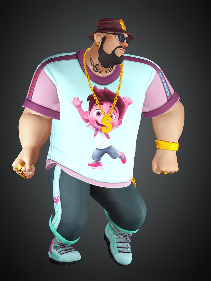 3D Model Cartoon Rigged Dancer Man-Gugu Character 3D Model - TurboSquid ...