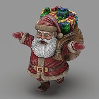 Santa Joy Figure Game Ready