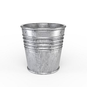 3D metal plant pot