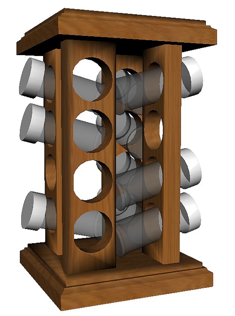 Spice Rack Turntable 3D Model - TurboSquid 1260467