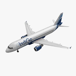 Airbus A320 IndiGo Animated