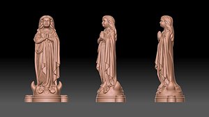 3D Our Lady of Aparecida model
