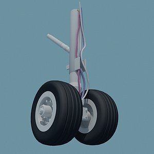 3d aircraft wheels