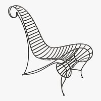Spine Chair by Andre Dubreuil