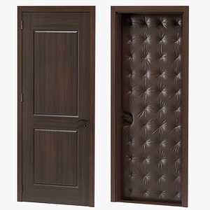 Classic Leather upholstered door