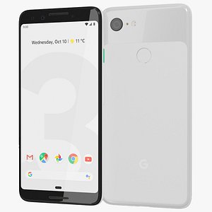 3D realistic google pixel 3