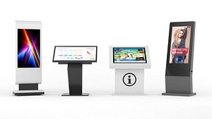 3D model Electronic Kiosk Collection