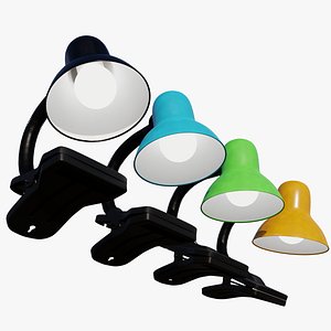 Rigged desk lamp