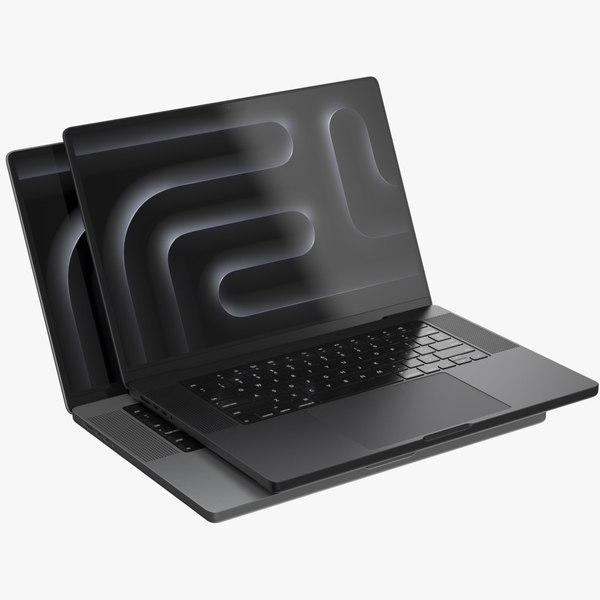 Apple MacBook Pro 16 インチ M3 Pro オールカラー3Dモデル 