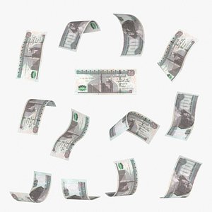 Egypt 100 Pounds Falling Notes