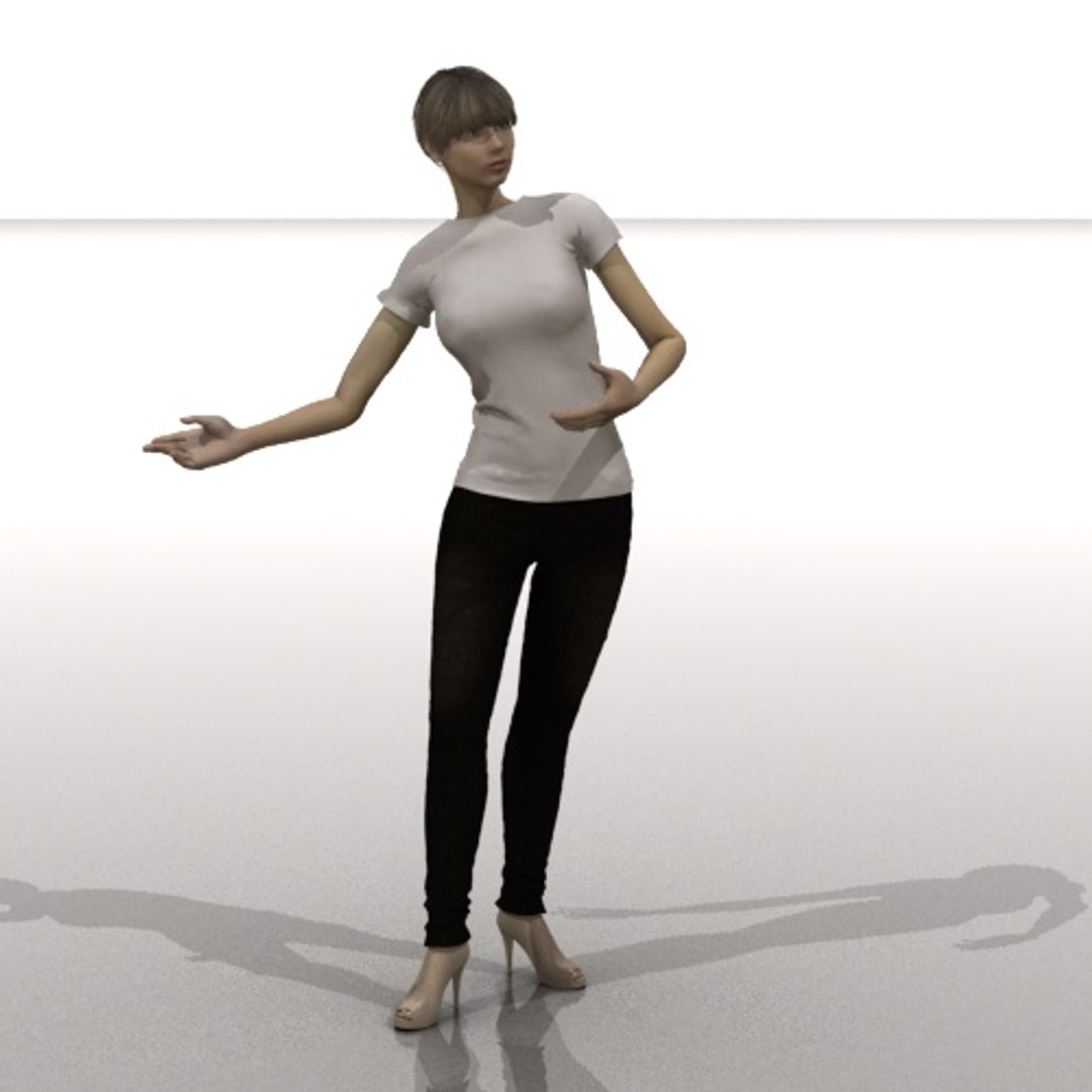 alice woman 3d model