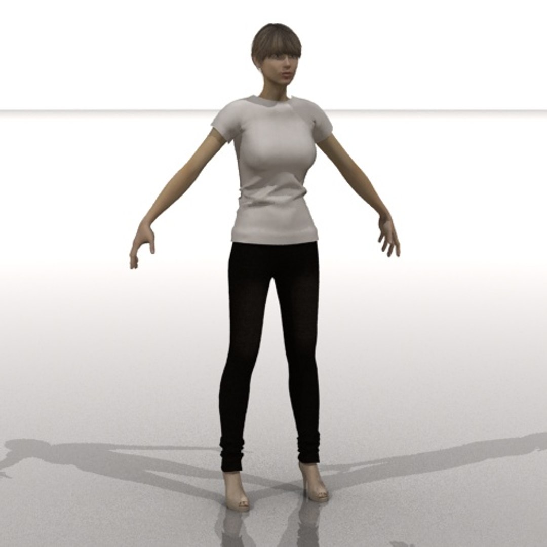 alice woman 3d model