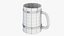 Tasse en bois, 8K PBR