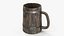 Tasse en bois, 8K PBR